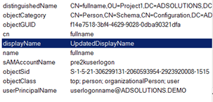 afficher noms users AD