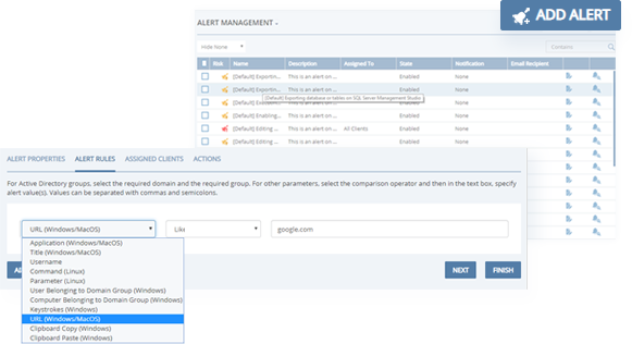 Filtrage des enregistrements